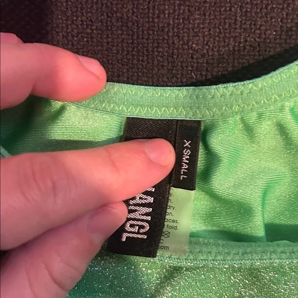 Triangl Green Shimmer Bikini Bottoms - Picture 4 of 6